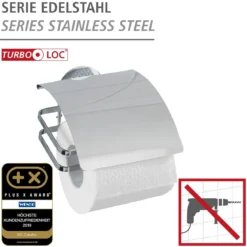 Wenko Turbo-Loc Toilettenpapierhalter Cover