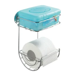 Wenko Turbo-Loc Toilettenpapierhalter mit Ablage