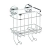 Wenko Turbo-Loc Wandkorb mit Haken