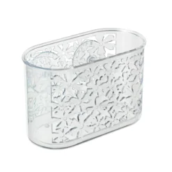 Wenko Universalablage Blumen transparent klein
