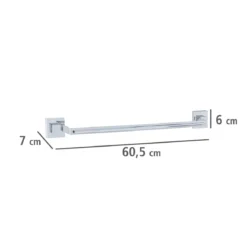 Wenko Vacuum-Loc Badetuchstange Uno Quadro