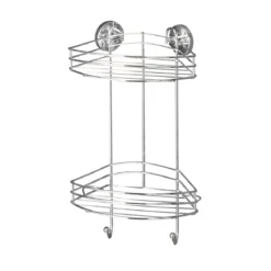 Wenko Vacuum-Loc Eckregal 2 Etagen