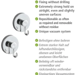 Wenko Vacuum-Loc Haken 2er Set