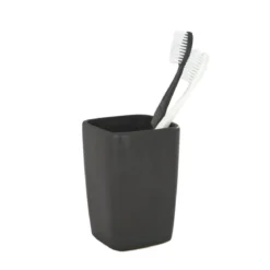 Wenko Zahnputzbecher Faro schwarz