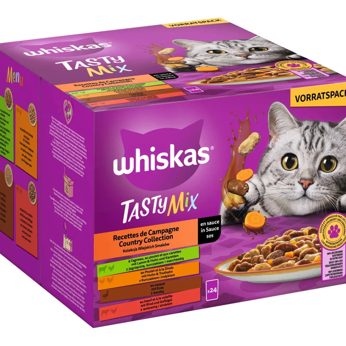 Whiskas Multipack Country Collection in Sauce 24 x 85 g